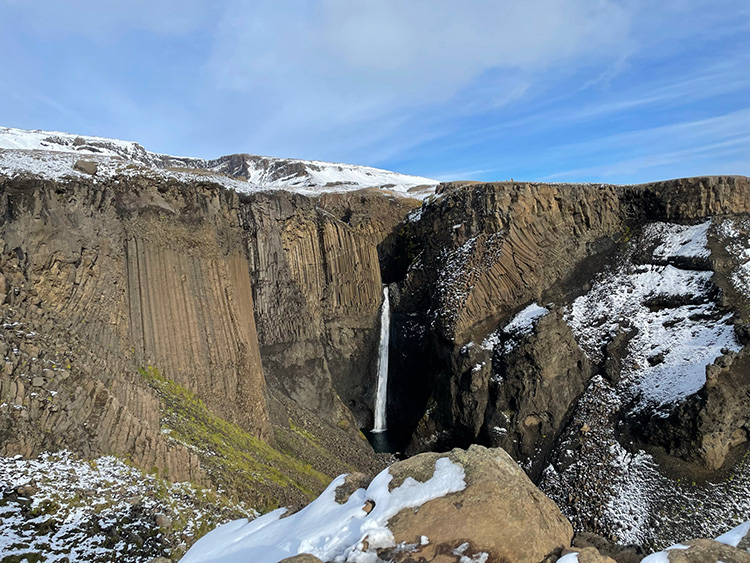 Wanderung zum Hengifoss-Wasserfall