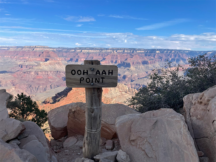 Wandern im Grand Canyon – Ooh Aah Point