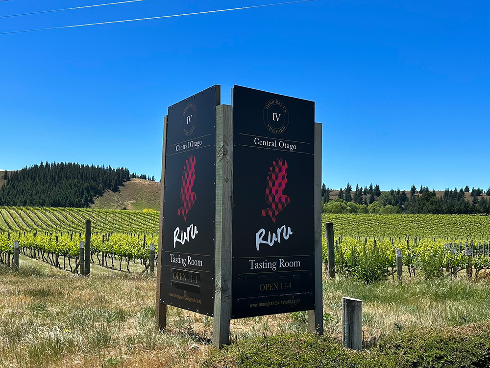 Ruru Wines in Central Otago Neuseeland